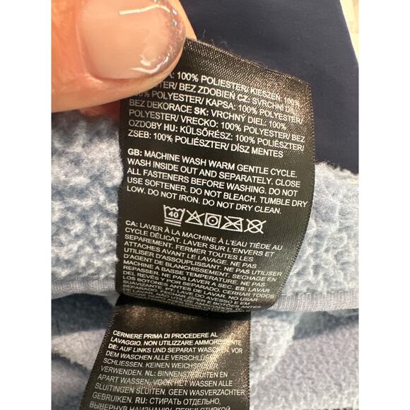 The North Face Women's Blue/Navy Colorblock Cragmont Fleece Jacket, Size M, EUC - Picture 7 of 7